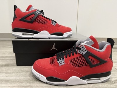 2026 Jordan 4 Retro Toro Bravo FQ8138-600 Fire Red White Black Cement Grey Sz 12