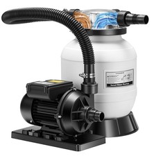 10 Sand Filter Pump 2087GPH 250W with Clear V...