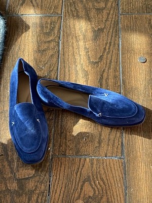 Aerosoles  Stitch Turn Blue Suede flats sz 6 New
