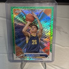 BEN SHEPPARD PACERS 2023-24 TOPPS CHROME GREEN REFRACTOR ROOKIE RC 83