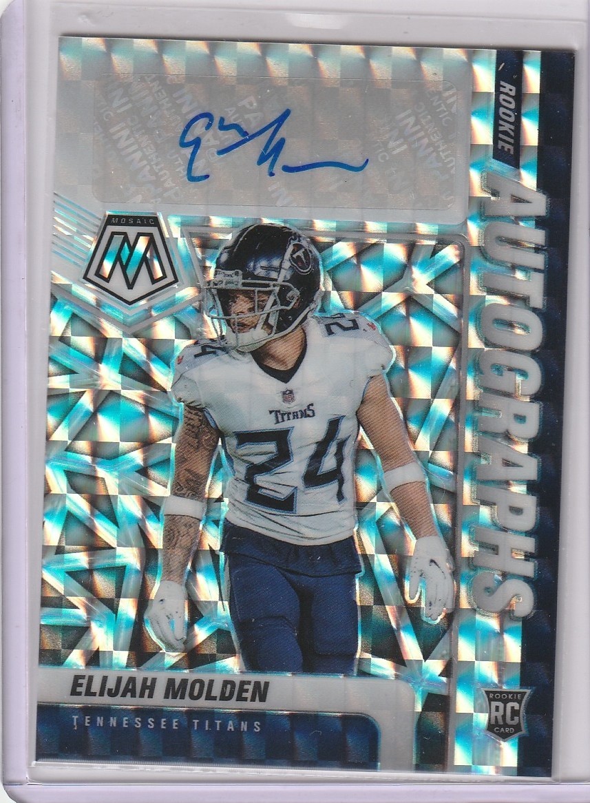 Elijah Molden Panini Mosaic Rookie Autographs Mosaic #RA95 Base
