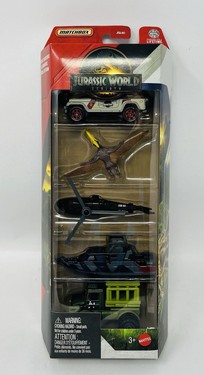 2025 Matchbox Jurassic World Rebirth | All-Terrain 5-Pack | (RARE
