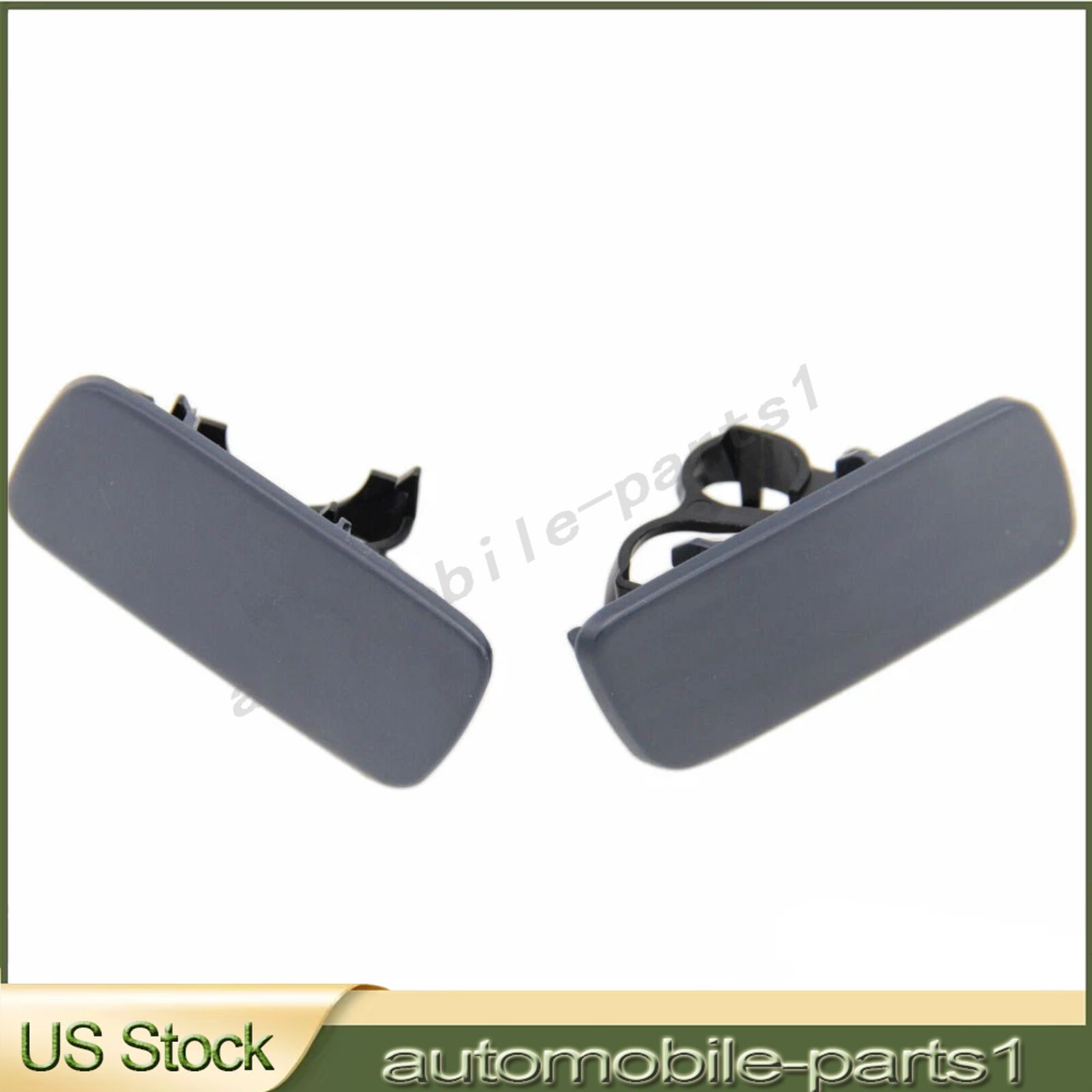 2 Pcs For 2010-2018 Rolls-Royce Ghost Front LH+RH Headlight Washer Nozzle Cover