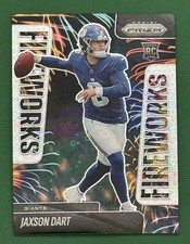 Jaxon Dart Rookie 2025 Panini Prizm Fireworks Insert Rookie No Huddle Disco