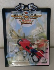 Biker Mice from Mars Vinnie Red Turbo Cycle Bullyland 1994 MOC Vintage New