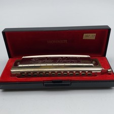 Vintage Hohner Larry Adler Professional 12 Chromatic Harmonica w/ Case