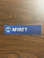 Tanner Myatt Hudson Valley Renegades Locker Tag Locker Nameplate Yankees 