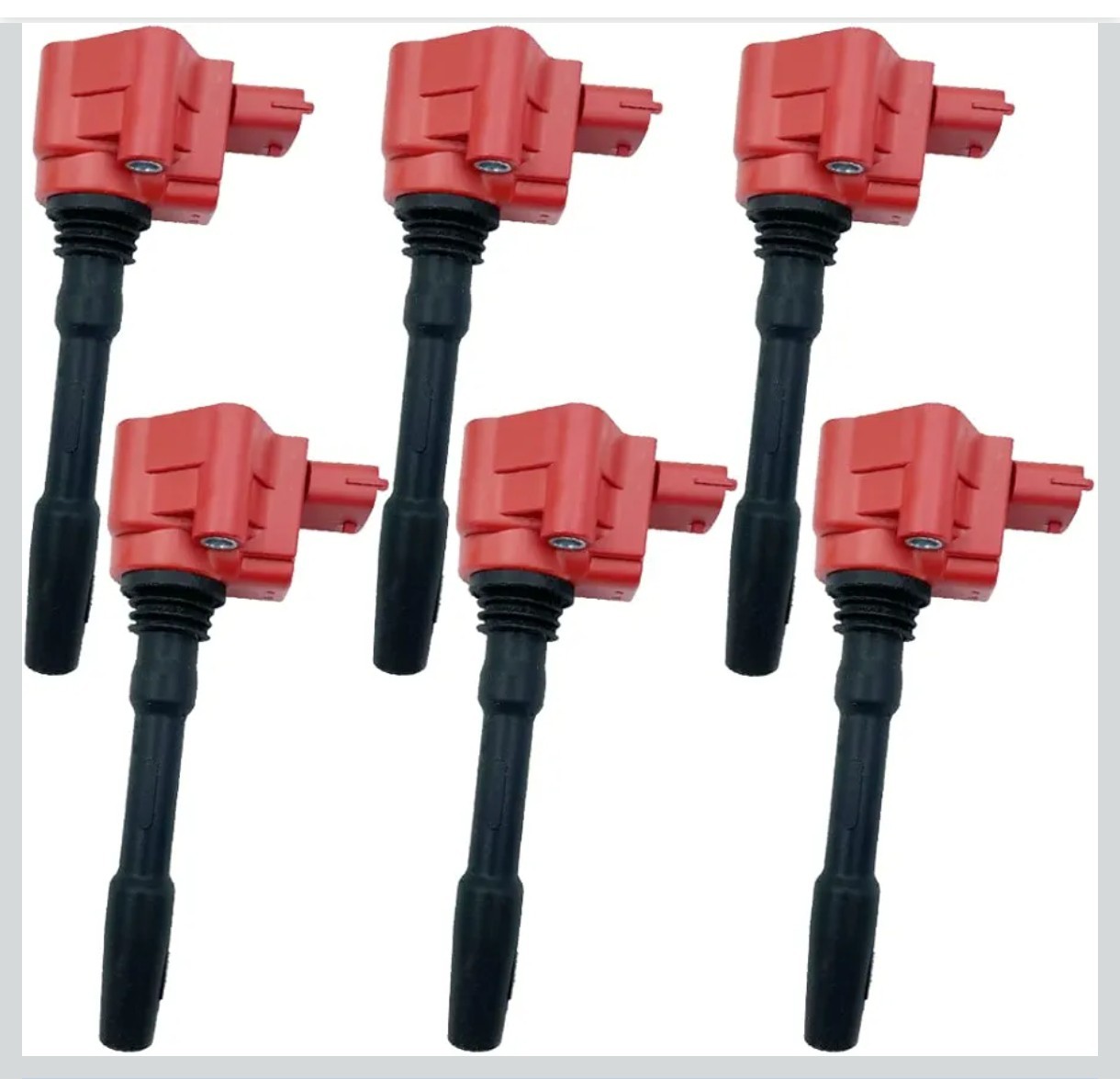 6PCS ARKAUTO HIGH ENERGY RED TOP IGNITION COIL 000288233 FOR MASERATI Ghibli...