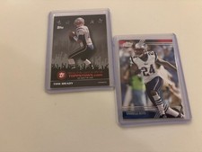 2009 Topps Town Tom Brady + Topps Prime Darrelle Revis New England Patriots
