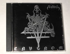 VERY RARE ORIGINAL 1991 Sabbat CD Envenom Evil Records 666-006 BLACK DEATH METAL