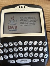 BlackBerry RIM 7290 Black 2.6" Screen Cingular Wireless Ex W/ Cord  Batteries