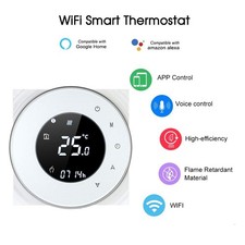Termostato WIFI per caldaia a Gas compatibile comando vocale Google Home, Alexa