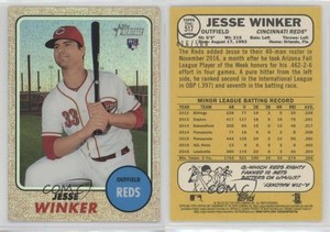 2017 Topps Heritage High Number Chrome Refractor /568 Jesse Winker Rookie RC