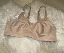 Playtex 18 Hour Bounce Control Convertible Wireless Bra 4699 38C Beige New