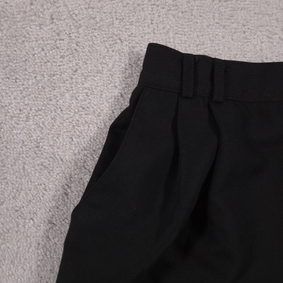 Worthington Pants Womens 14 Black High Waisted Pleated Trousers Pockets USA - Image 4 of 4