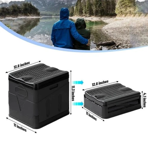 ⭐20L Portable Folding Toilet Car Outdoor Travel Potty for Camping Hiking Beach - Picture 8 of 9