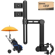 10L0L Golf Cart Umbrella Holder - 180  Adjustable Base for Golf Carts
