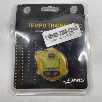 NEW FINIS Tempo Trainer Pro Audible Metronome Pacing Device , Yellow &Black