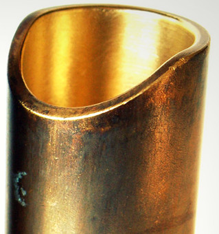 The Rock Slide Swamp Slide Состаренный гитарный слайд для духовых инструментов, малый размер RK-SMP-SB