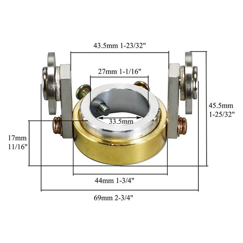 AG60 Compatible Heavy Duty Double Wheel Roller Guide with Height Adjustments - Picture 7 of 12
