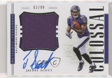 2018 National Treasures Rookie Colossal Signatures 62/99 Jaleel Scott Auto 6yn