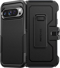 Google Pixel 9 Case: Military Grade Drop Proof Protection Cell Phone Cover Black
