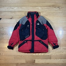 The North Face Steep Tech Jacket Heavy 600 LTD Goose Down Red Black Men's M