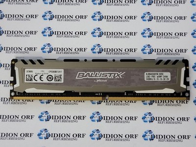 MICRON BALLISTIX 8 GB DDR4 DESKTOP RAM PC4-2400T BLS8G4D240FSB.16FBD, SKU 24763