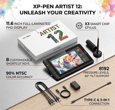 XP-Pen Artist 12 Drawing Tablet
