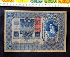 ( USA  ) , Austria Banknote , 1000 Kronen , Year : 1902  .