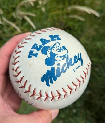 Original Walt Disney Team Mickey Mouse Baseball signierter Sammelball doof