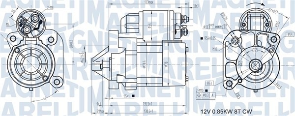 MAGNETI MARELLI-OE 063721186010 Starter for DACIA,NISSAN,RENAULT