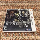 Shin Megami Tensei IV Nintendo 3DS Tested Case and Game, No Manual. ATLUS