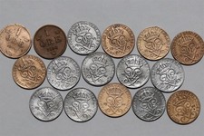 🧭 🇸🇪 SWEDEN 1 ORE 1874-1950 OLD COINS LOT B91 #68 XR35