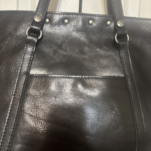 Patricia Nash Benvenuto Studded Black Grain Leather Large Carryall Tote Bag - Bild 9 von 20