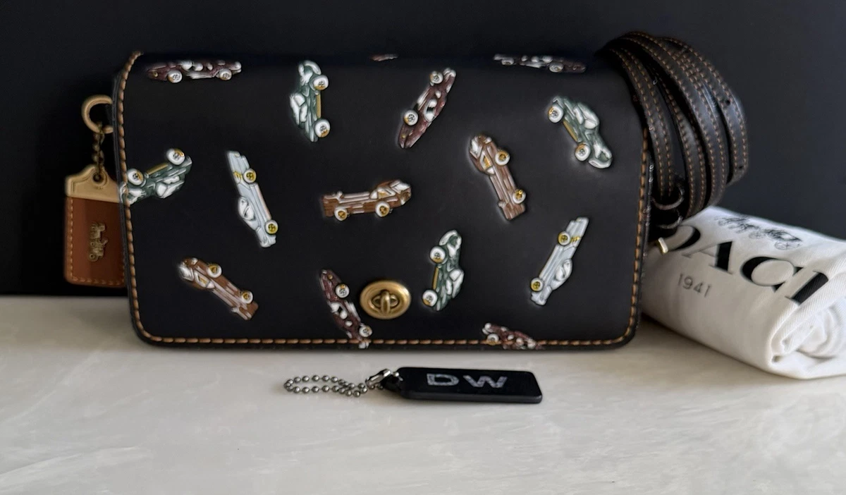 ショルダーバッグ Coach Signature Carly Small Hand Bag Coach Signature Monogram Mini Carly Shoulder Bag 🧸⭐️🤎S♡LD
