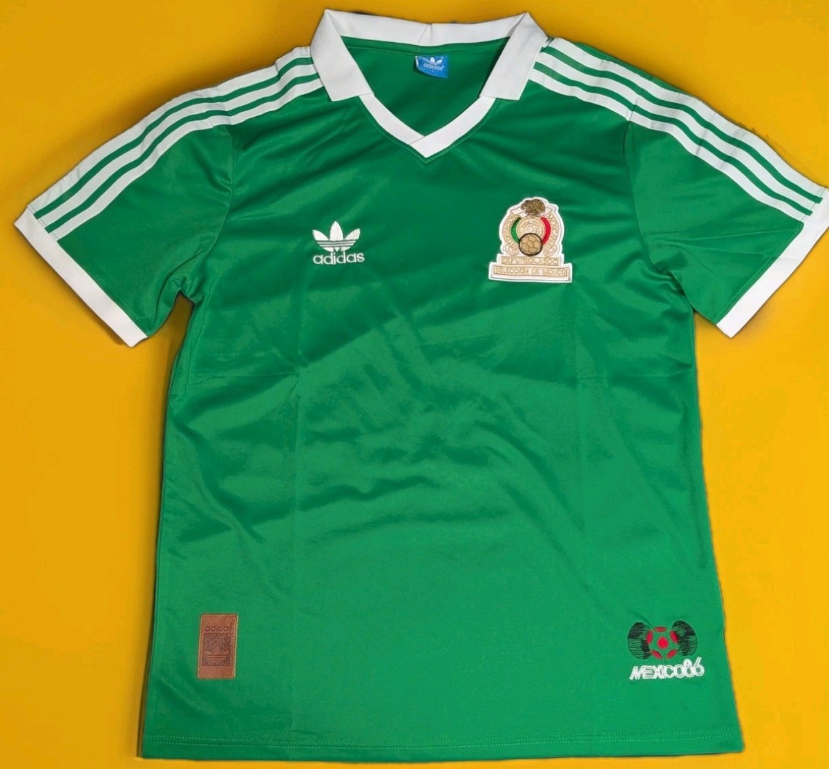 Adidas Mexico Retro Home 1986 Classic Jersey New Mens Medium | eBay
