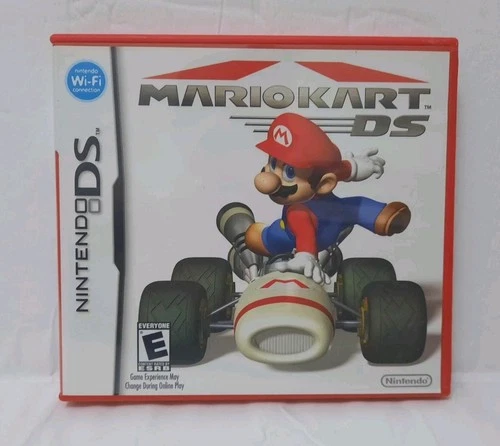 Mario Kart DS Red Case Complete Tested Working Perfectly Nintendo 2005 Authentic