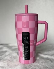Brumate PINK CHECKERS 30oz Era Water Bottle NWT Limited Edition