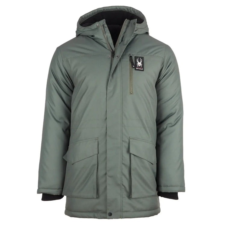 МУЖСКАЯ ЗИМНЯЯ КУРТКА-ПАРКА SPYDER ЗЕЛЕНЫЙ ЧАЙНЫЙ ЛИСТ МАЛЕНЬКИЙ РАЗМЕР SPFGM113 18190₽