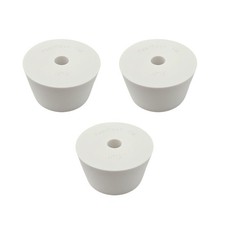 FastRack Drilled Rubber Stopper  10-3 Pieces  Solid Rubber Stopper Bungs f...