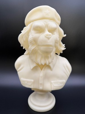 SSUR Rebel Ape GID Glow in the Dark Designer Vinyl Art Bust Rare No Box 12''