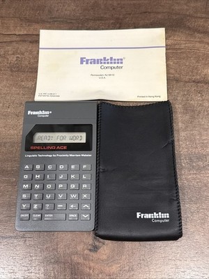 Franklin Computer Spelling Ace PS-99 Spell Checker - 1988 - Vintage