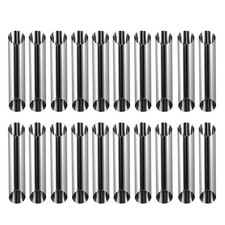  20PCS Ménage Moule De Cuisson De Pain Bidirectionnel Grand Tube À Vis En Acier