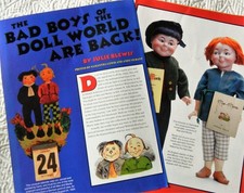 14p History Article  Pics -  Antique and Modern Max  Moritz German Dolls
