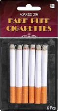 Fake Puff Cigarettes Costume Accessory - 3.25", 6 Count - Durable &... 