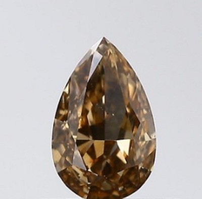 Igi Zertifiziert Lose Birne 5x3 MM Natürlicher Diamant 0.32 CT Schickes Brown /