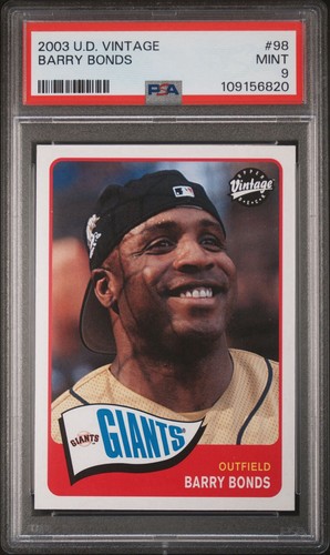 2003 Upper Deck Vintage - Barry Bonds #98 PSA 9