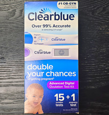 Clearblue Advanced Digital Ovulation Test Kit 15 Tests 1 Pregnancy Test