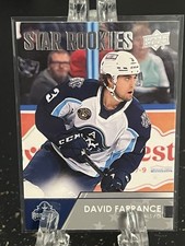 DAVID FARRANCE      2021-22 Upper Deck AHL Hockey    #114     STAR ROOKIES